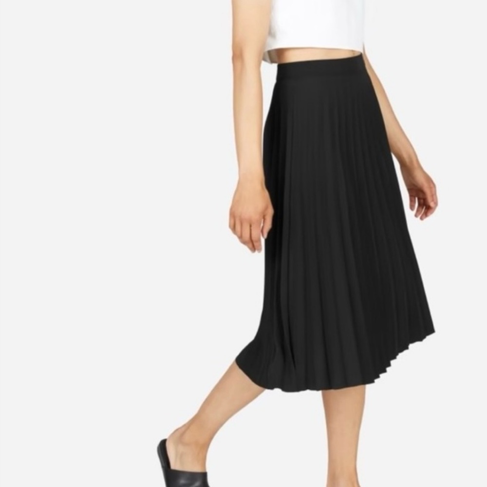 Pleated Everlane Pleated Midi-Skirt